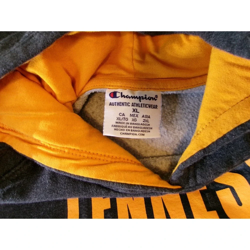 Tennessee Volunteers Champion Hoodie Youth XL 18/20‎ Gray Orange NCAA Sweatshirt
